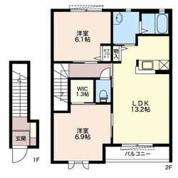 斎宮駅 徒歩17分 2階の物件間取画像